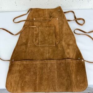 Unbranded Small 5 Pocket Leather Apron 21 x 16”
